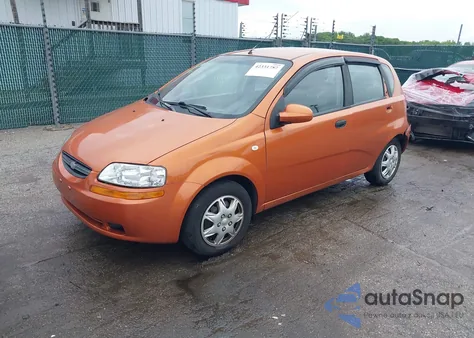 2006 Chevrolet Aveo Ls из США, поврежденный, VIN KL1TD66646B518732
